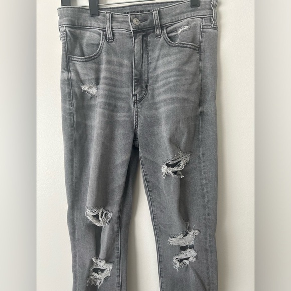 American eagle grey jeans size 8 short - Picture 2 of 6